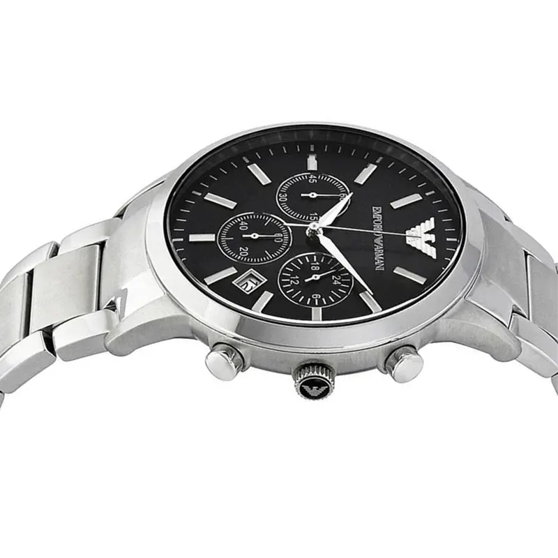 Emporio Armani Renato Chronograph Black Dial Men's Watch | AR2434